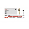 GV811-FG Fresa diamantada en forma de barril
