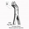 Fórceps de extracción fig. 88L para molares superiores izquierdo