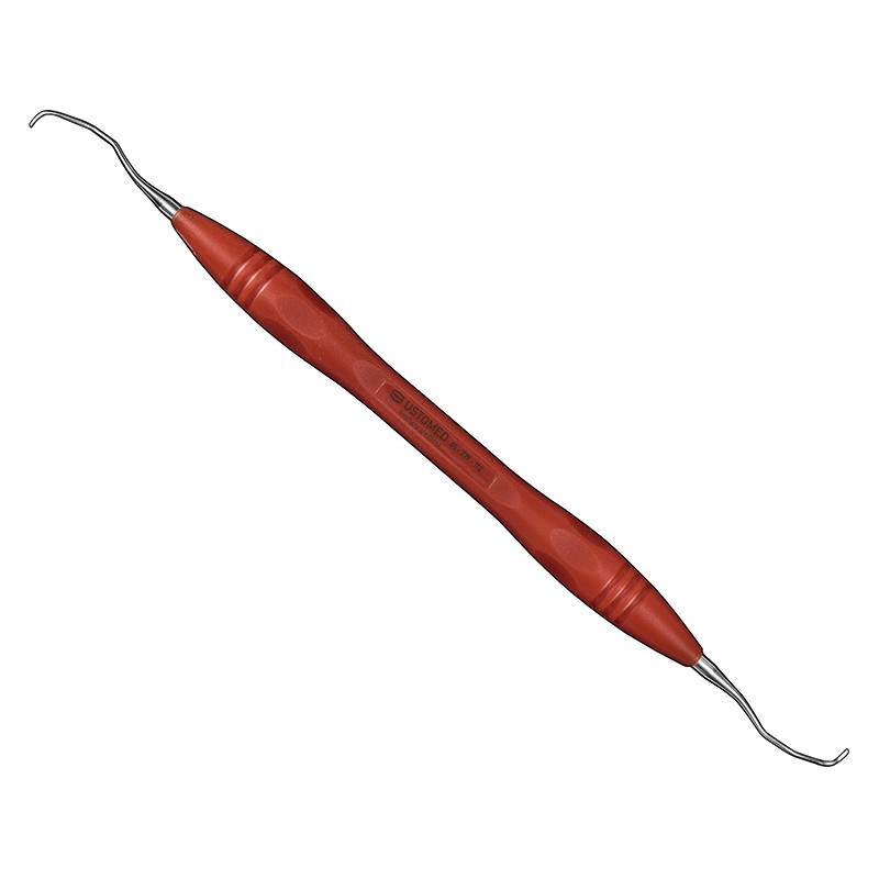 Ustomed Cureta Gracey mod. 11/12 mango USTO-SOFT rojo