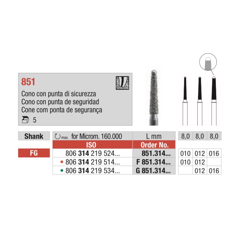 851-FG Fresa
