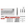 G857-FG Fresa endodoncia cono con punta de seguridad
