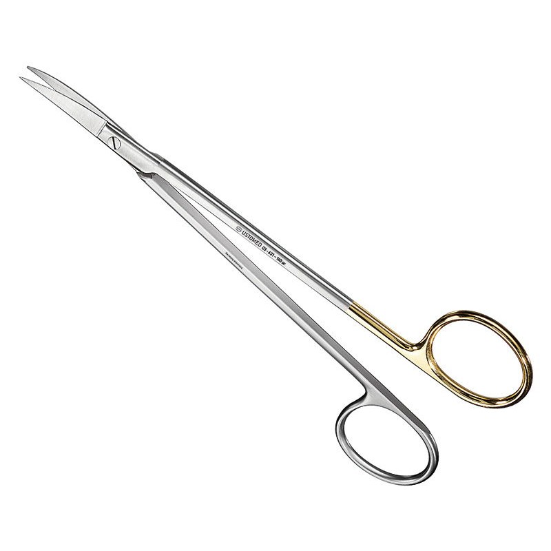 KELLY, tijeras para sutura/encías, 16 cm, curvada, SC