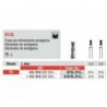 813L-FG Fresa diamantada grano grueso eliminador amalgama larga