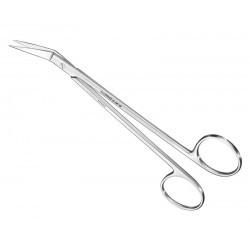 LOCKLIN, tijeras para sutura y encías, 16 cm