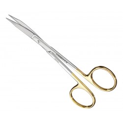 FOX, tiras de sutura/goma, 13 cm, curvada, TC