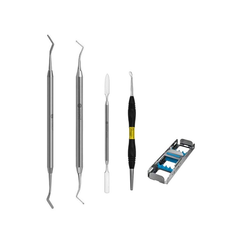 Kit 4 instrumentos de cirugía apical Ustomed