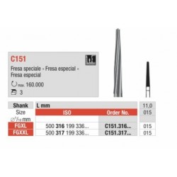 C151-FGXXL Fresa quirÃºrgica super larga  especial