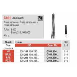 C161-FGXL LINDEMANN Fresa quirÃºrgica extra larga para hueso