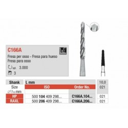 C166A-021-HP Fresa quirúrgica estándar para hueso