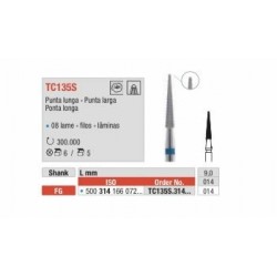 TC135S-FG  Fresa punta larga  8 laminas para acabado de composites , fresa acabado-S