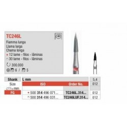 TC246LUF -012-FG Fresa Llama larga  30 laminas para acabado de composites