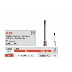 TC280-009-FG Fresa curetaje  8 laminas para acabado de composites