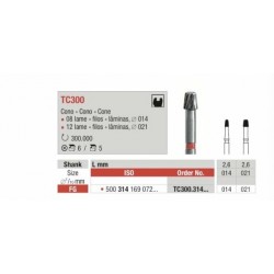 TC300-021-FG Fresa cono 12 laminas para acabado de composites