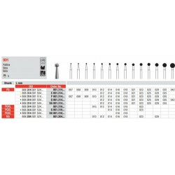 copy of F801-FG Fresa bola diamantada grano fina