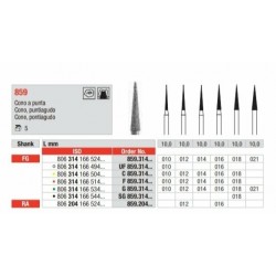 copy of C859-FG Fresa diamantada grano super  fino    en forma de cono  acabado en punta