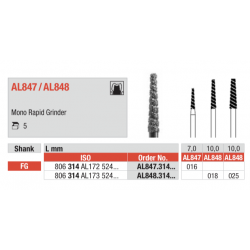 AL847-FG Fresa diamante para tallados rápidos